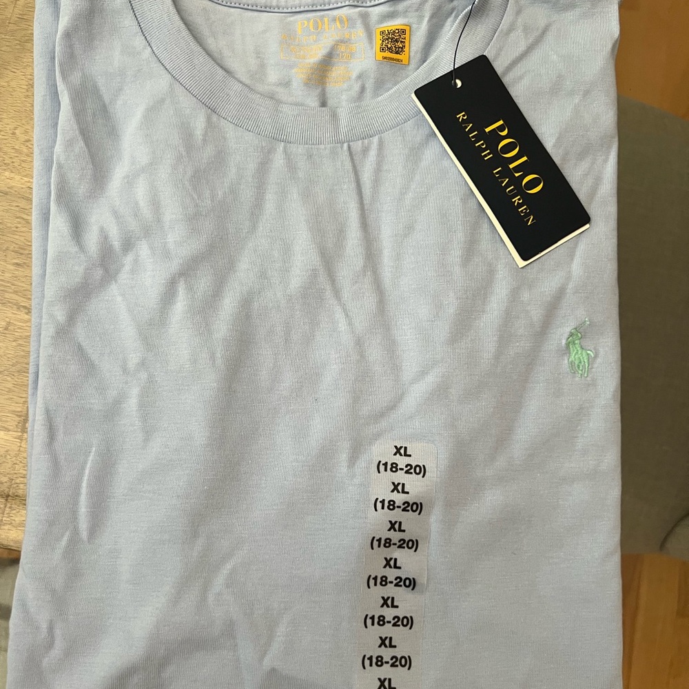 Ralph Lauren Sky Blue Short Sleeve Tee